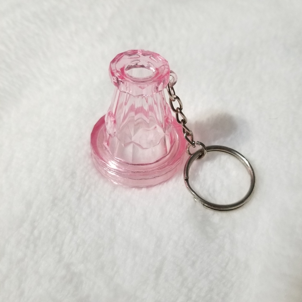 ❤️ Pink kaleidoscope keychain from the 90s